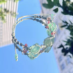 Green Fluorite Crystal Healing Bracelet