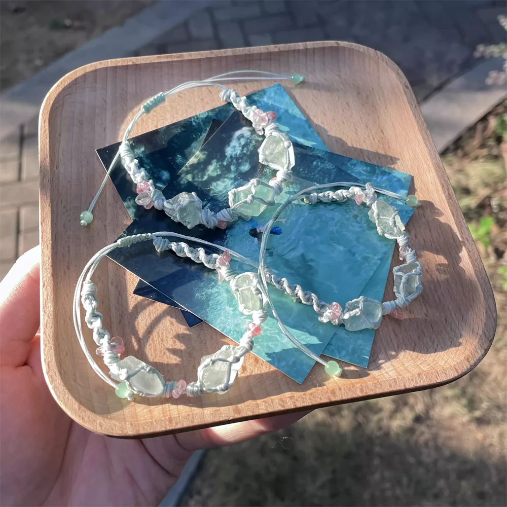 Green Fluorite Crystal Healing Bracelet