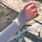 Green Fluorite Crystal Healing Bracelet