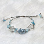 Clear Quartz Crystal Bracelet - Handmade