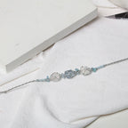 Clear Quartz Crystal Bracelet - Handmade