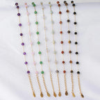 Natural Stone Beaded Bracelet