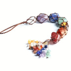 7 Chakras Crystal Car Charm