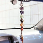 7 Chakras Crystal Car Charm