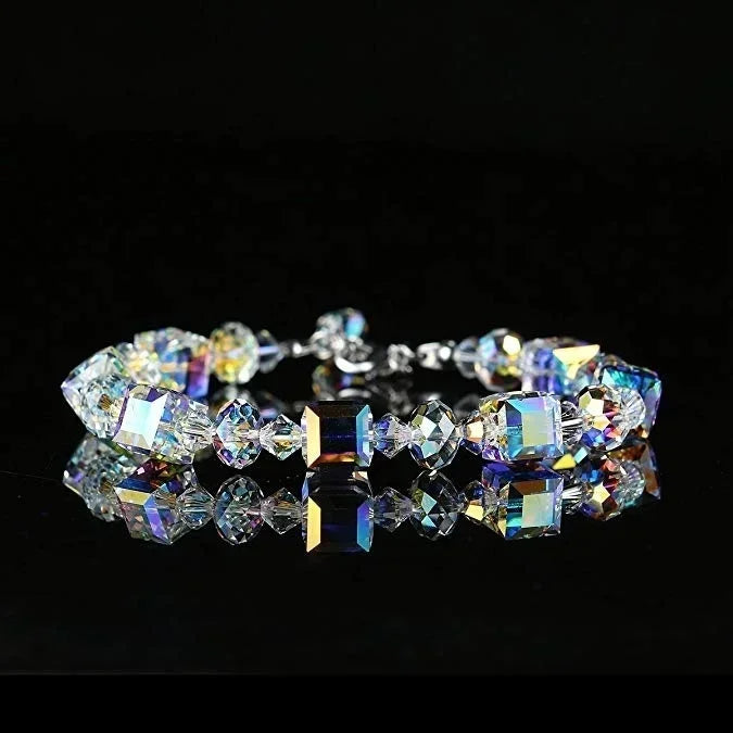 Cube Crystal Bracelet for Women