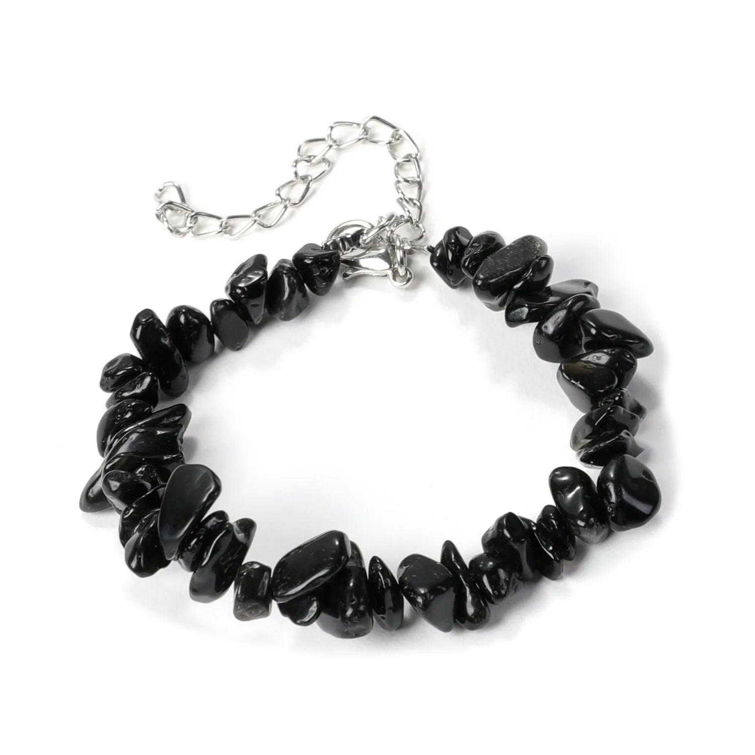 Natural Gemstone Chip Bracelet