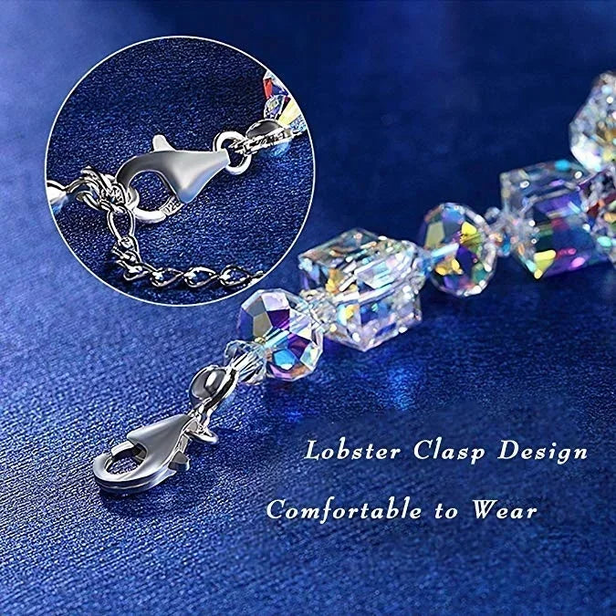 Cube Crystal Bracelet for Women
