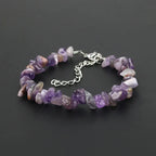 Natural Gemstone Chip Bracelet
