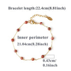 Natural Stone Beaded Bracelet